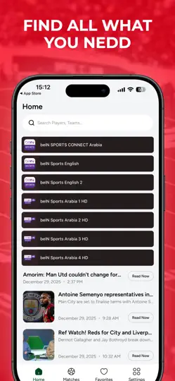 Capture d'écran de Yacine Live : Match sur iPhone 2