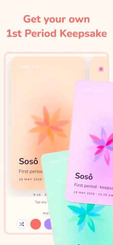 安全的经期记录 - Soso screenshot