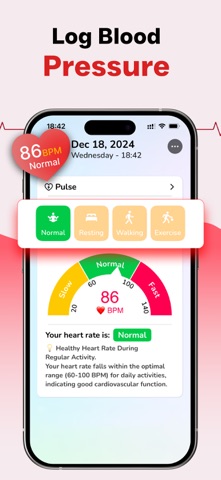 Heart Rate Monitor heartbeat iPhone screenshot