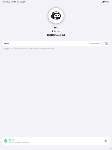 Busymate DevTools iPad screenshot 1