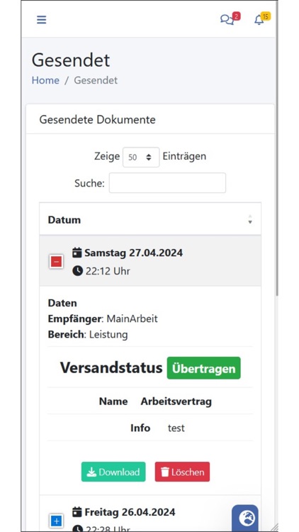 MainArbeit Portal