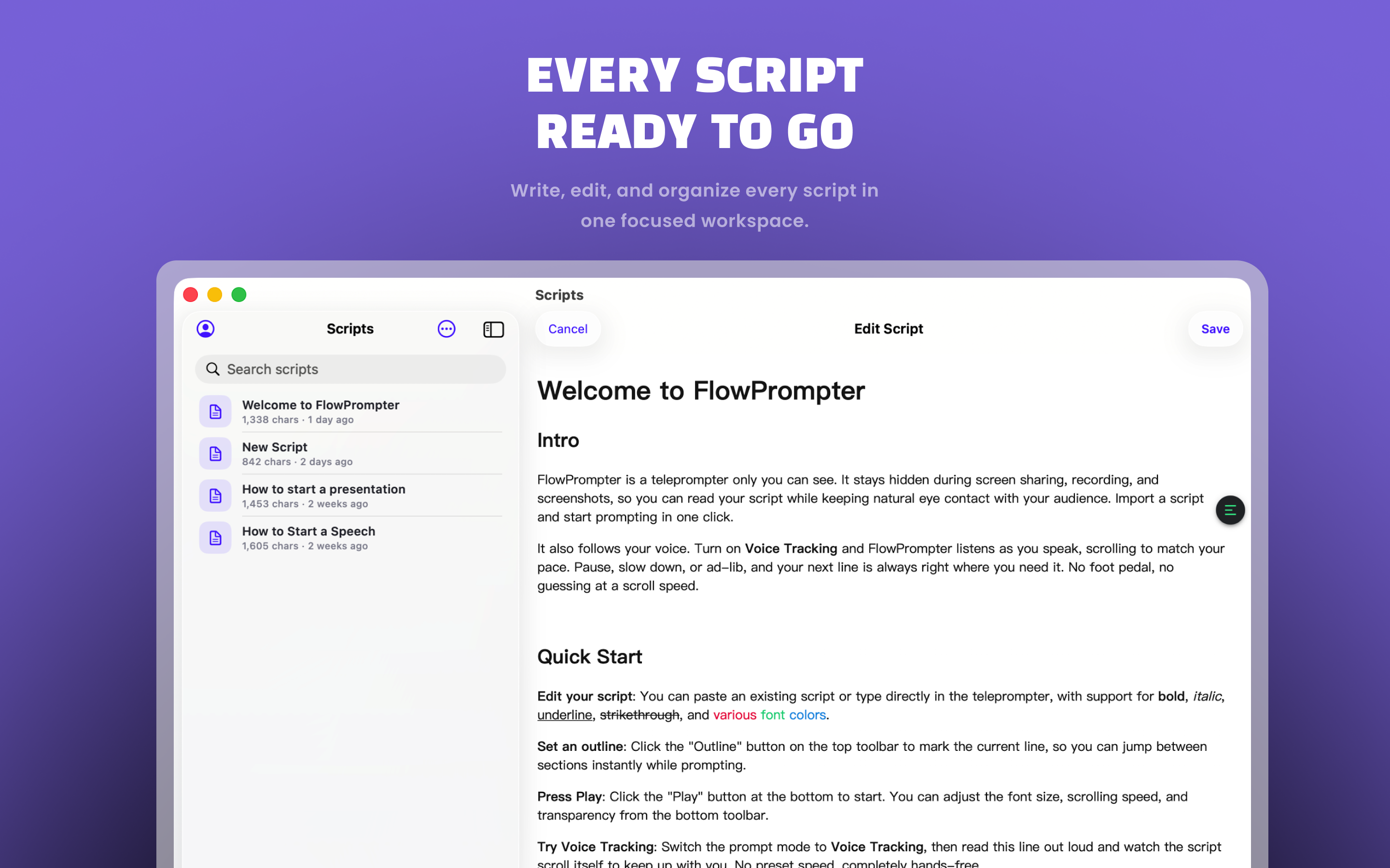 FlowPrompter - AI Teleprompter screenshot 7
