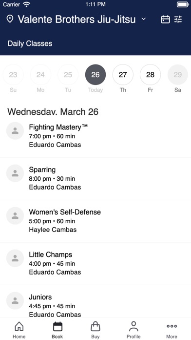 VALENTE BROTHERS JUJUTSU iPhone screenshot 2 - Health & Fitness app