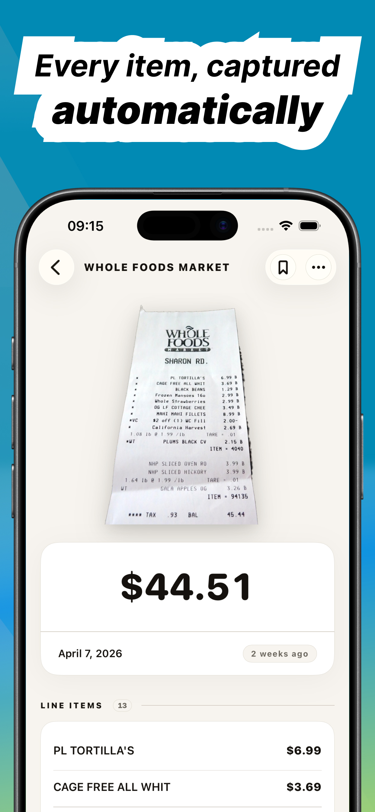Receipt Scanner - Recey