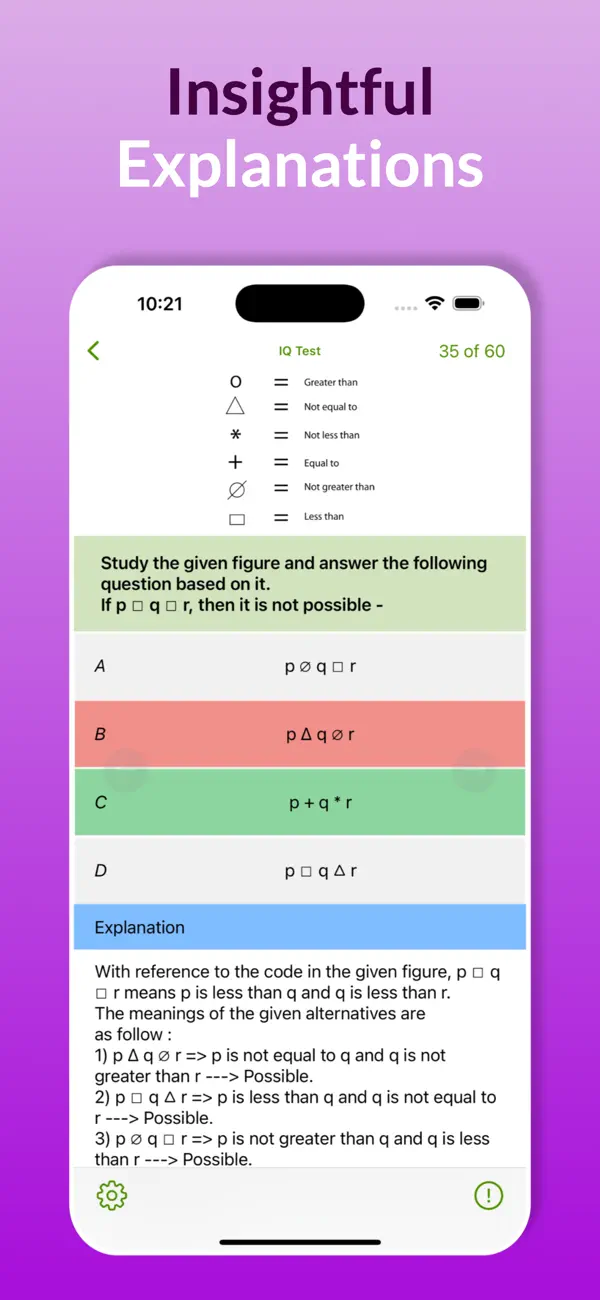 Screenshot #2 pour The IQ Test : Lite Edition