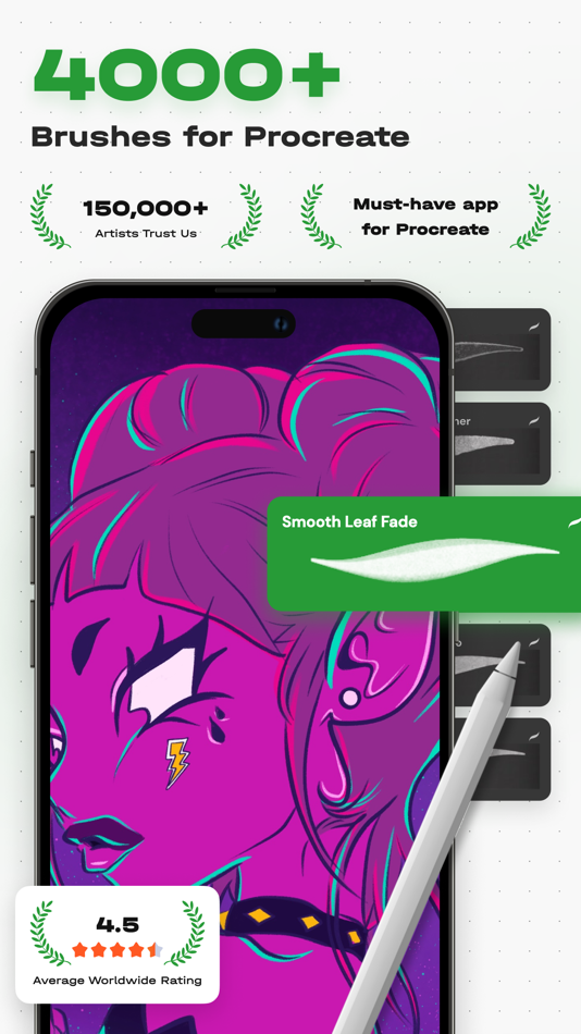 #1. Procreate Brushes & Tools (iOS) 来自: Daria Pletnova