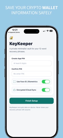 MemKey: Memorize Your Passkey screenshot