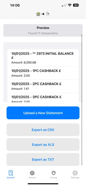 Bank Statement Converter Pro screenshot 2