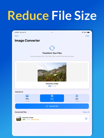 Image Converter: Convert Photo iPad screenshot