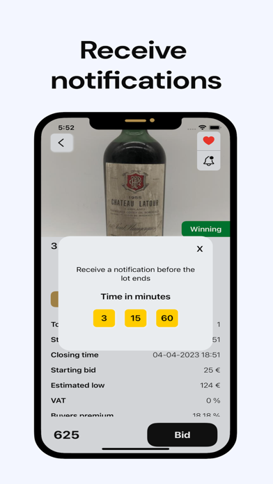 Ampersand Wine Auctions Screenshot