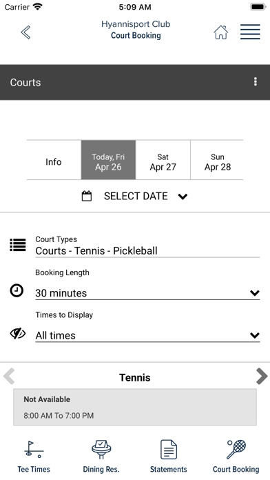 Hyannisport Club Screenshot