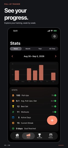 Pull-Up Tracker Screenshot 2 of 6