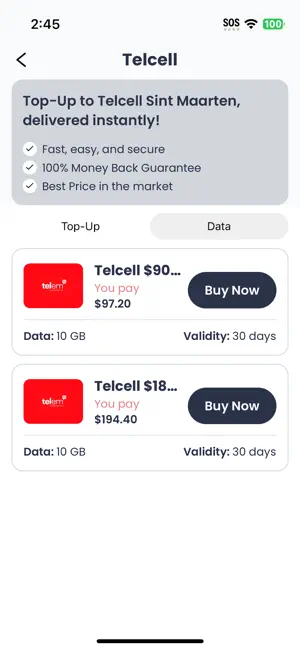 Telem Top-Up screenshot 4