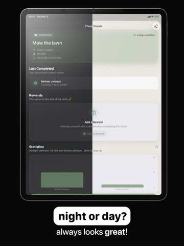 Chores Tracker Family Organize iPad screenshot