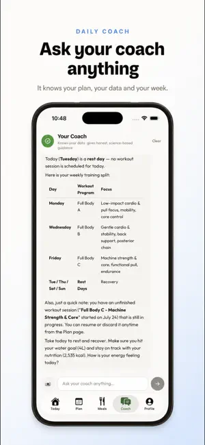 Lonero: AI Fitness Coach screenshot 1