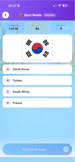 World Flags and Capital Cities screenshot 1