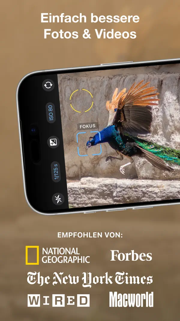 ProCamera. iPhone App Screenshot 2 – Foto & Video