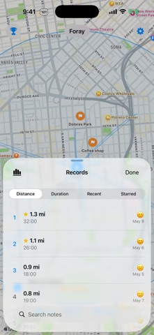 Foray: Agoraphobia Tracker Screenshot 2 of 5