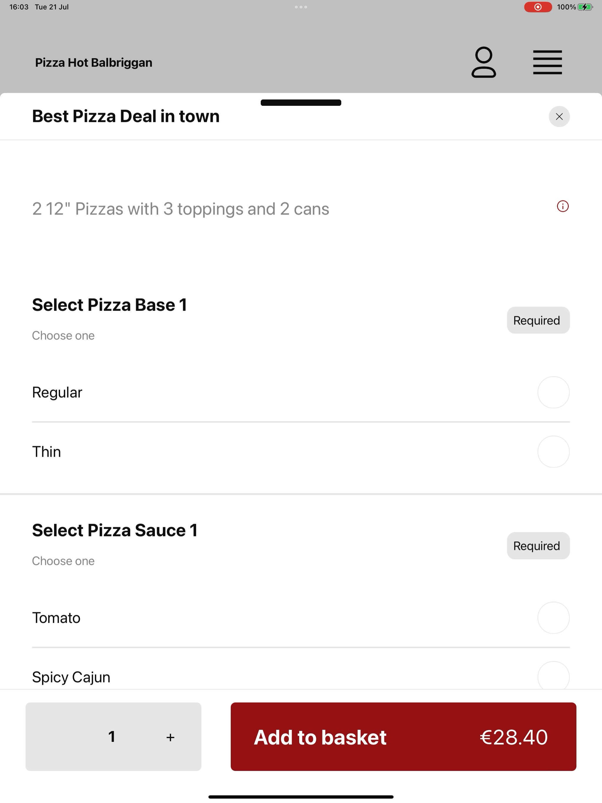 Pizza Hot Balbriggan IE screenshot 14