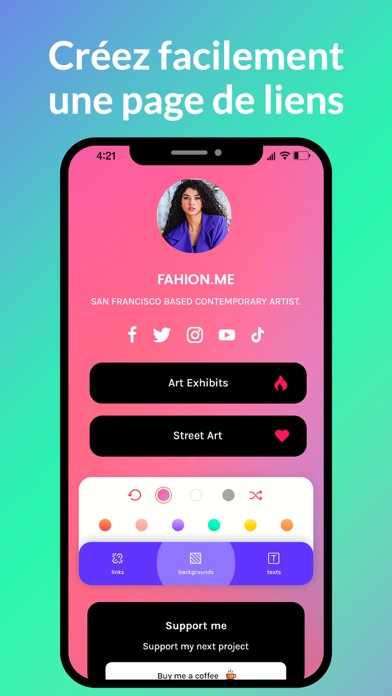 Screenshot #3 pour Linkfly - Créer un site Web