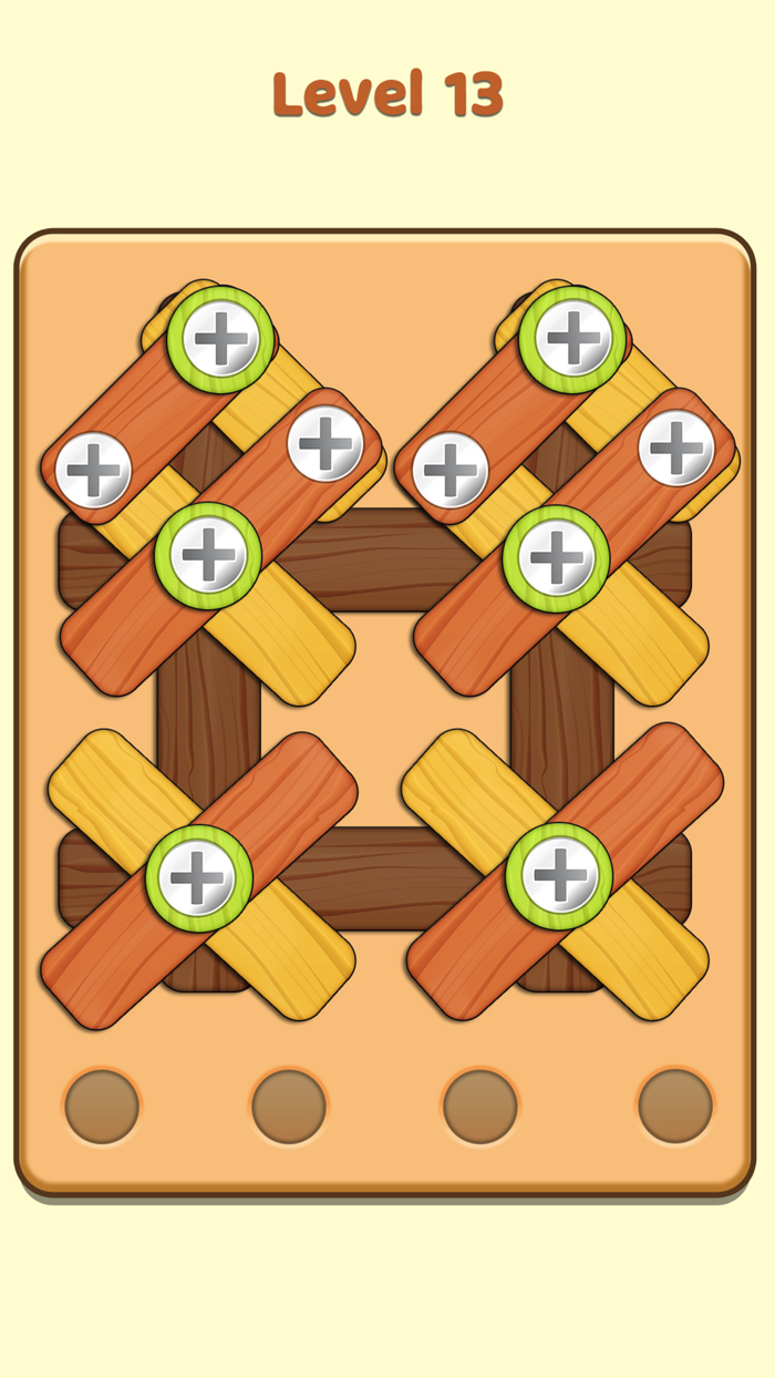 Unscrew Pin Wood Puzzle Master