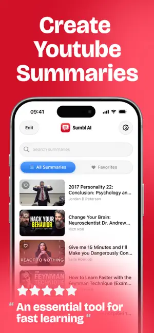 Sumbl AI YouTube Video Summary screenshot 1