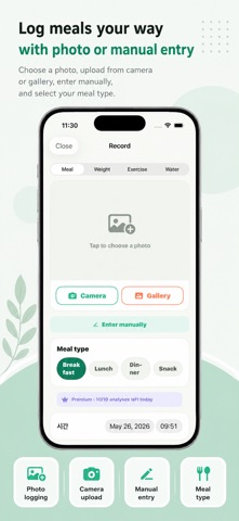 DietLens: AI Calorie Tracker iPhone screenshot