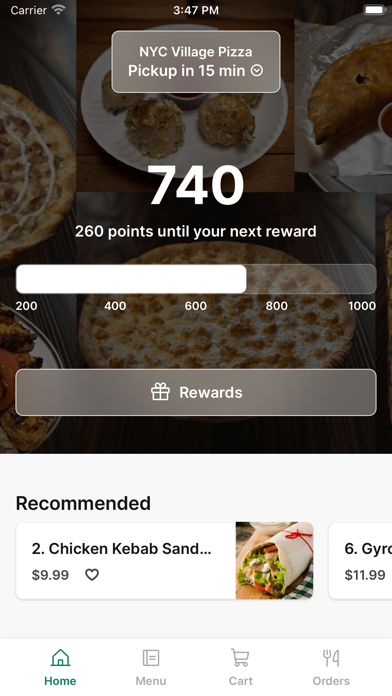 NYC Village Pizza iPhone screenshot 1 - Food & Drink app