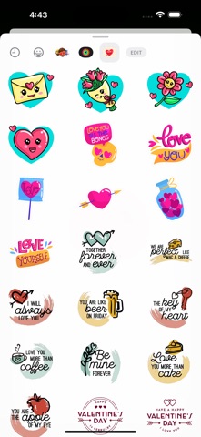 Valentine's Day - Cute Sticker のスクリーンショット