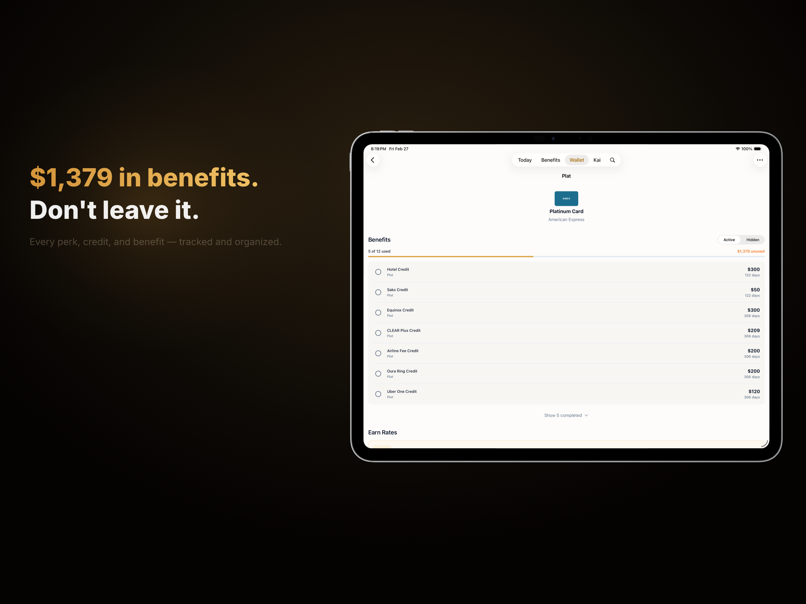 kardfolio: Card Benefits