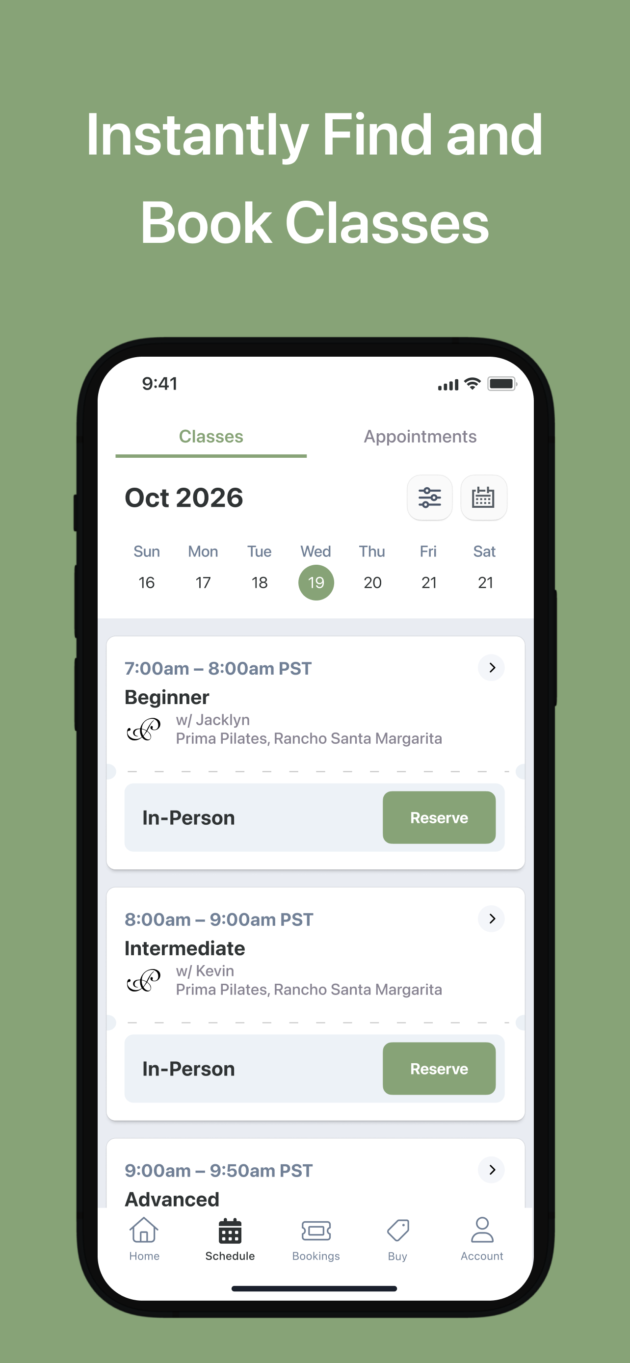 Prima Pilates App