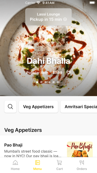 App screenshot