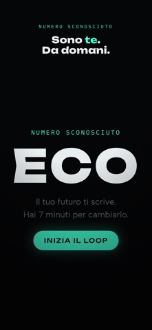 Eco - Il tuo futuro ti scrive App Store preview screenshot 1