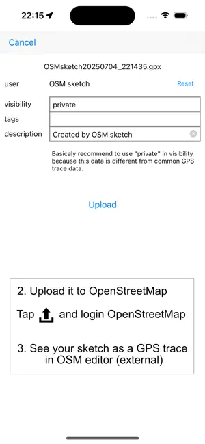 OSM sketch screenshot 3