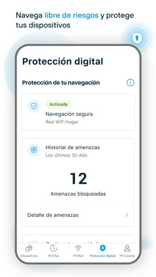 Captura de pantalla de Smart WiFi De Movistar en iPhone 7