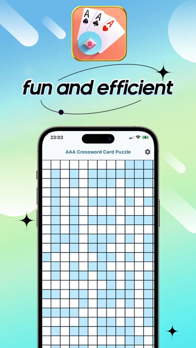 AAA Crossword Card Puzzle Screenshot