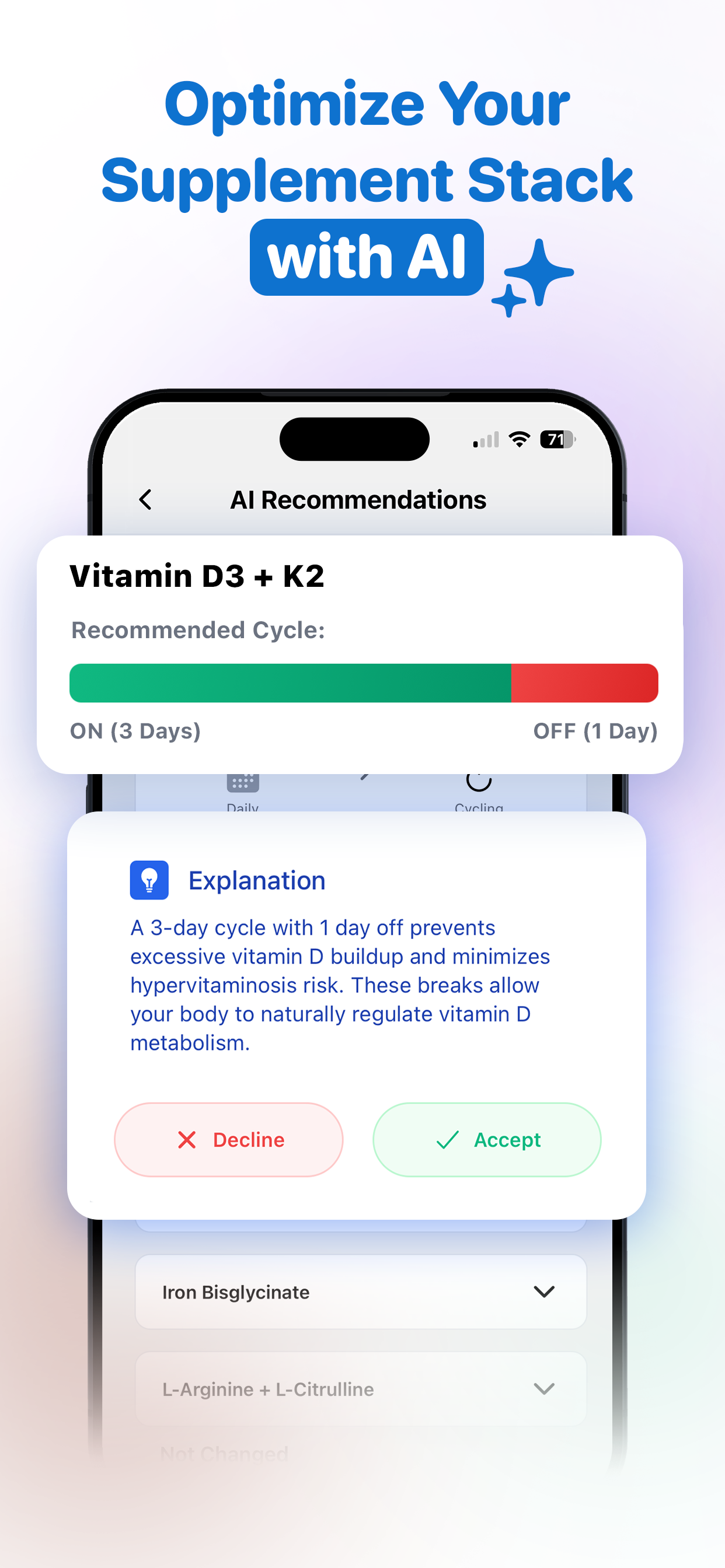 Supplement Tracker SuppScan AI screenshot 3