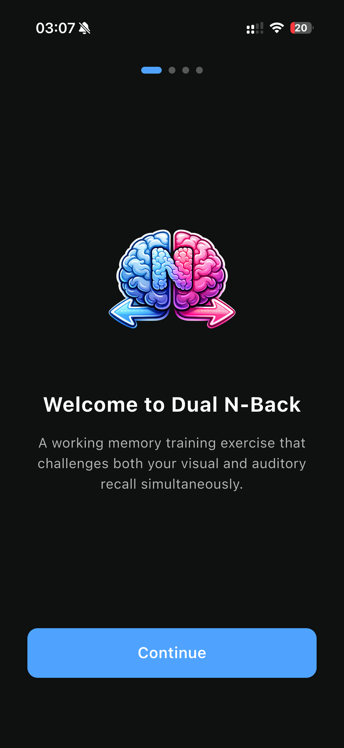 Backshift - Dual N-Back screenshot 2
