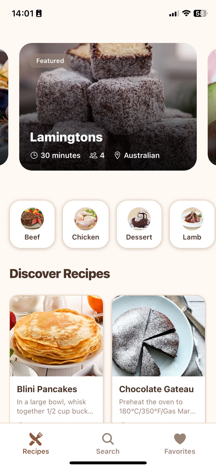 Recipe Finder: Easy Cooking iphone screenshot 1