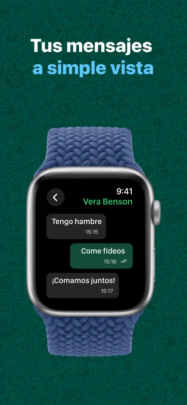WatchsApp - Chats en tu Watch screenshot 3 of 6