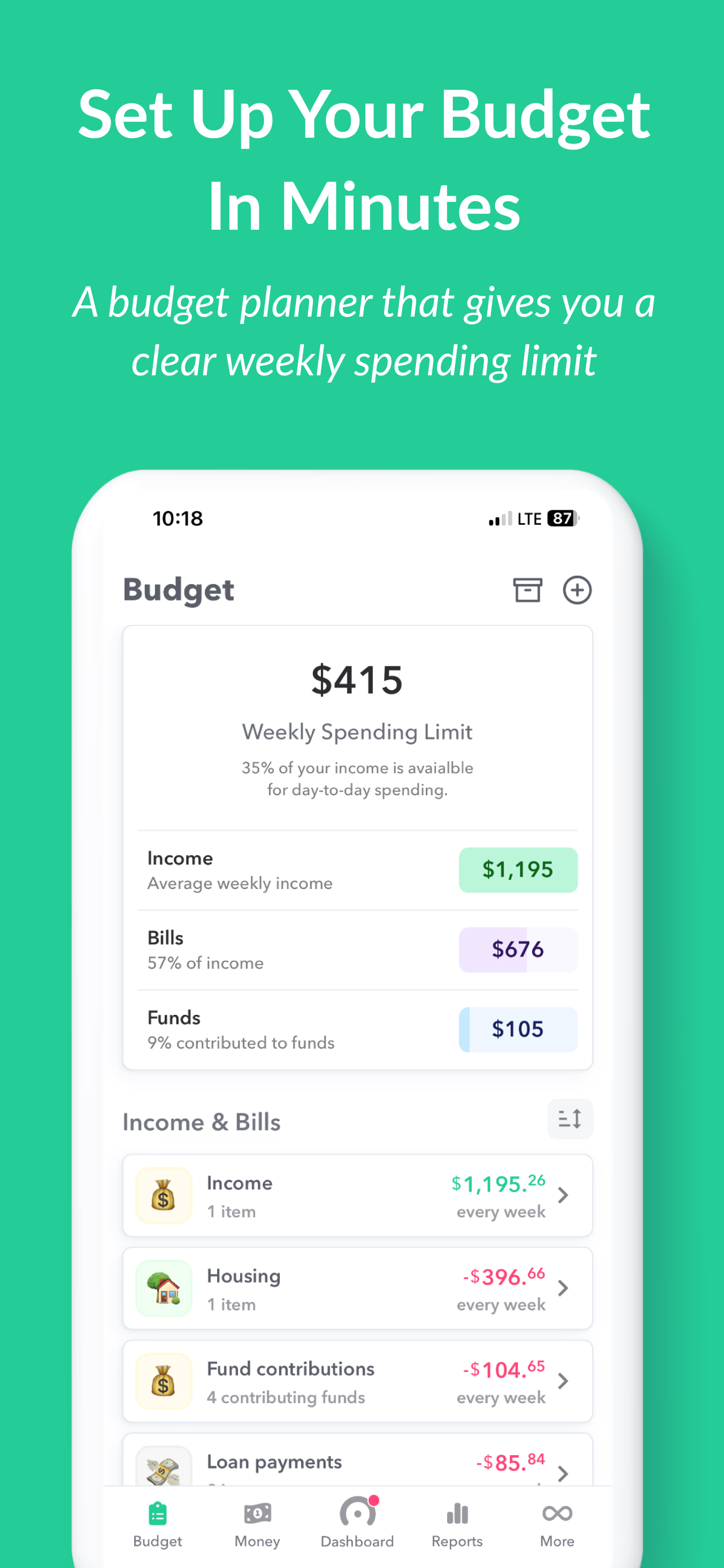 Weekly: Budget Planner & Bills