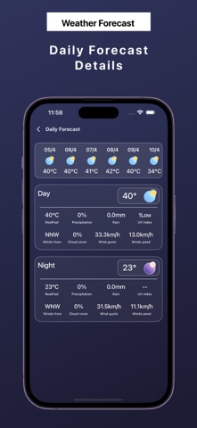 Weather – Real-Time Updates iPhone screenshot 3