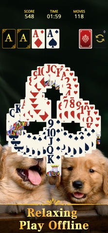 Solitaire Relax®: Classic Card iPhone screenshot
