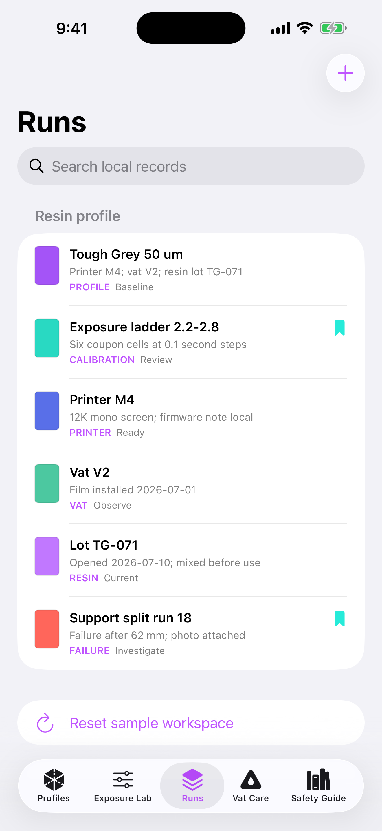 Vattrace: Resin Print Lab screenshot 3 of 3