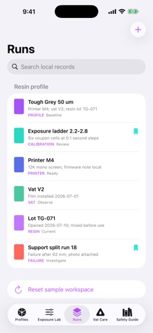 Vattrace: Resin Print Lab screenshot