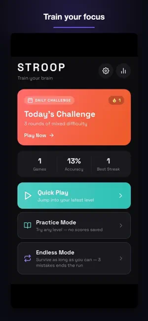 Cognitive Challenge screenshot 1