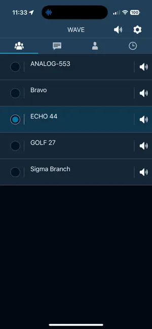 WAVE Tactical PTT screenshot 1
