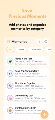 Anniversary Tracker LoveKeeper Screenshot 4 of 4