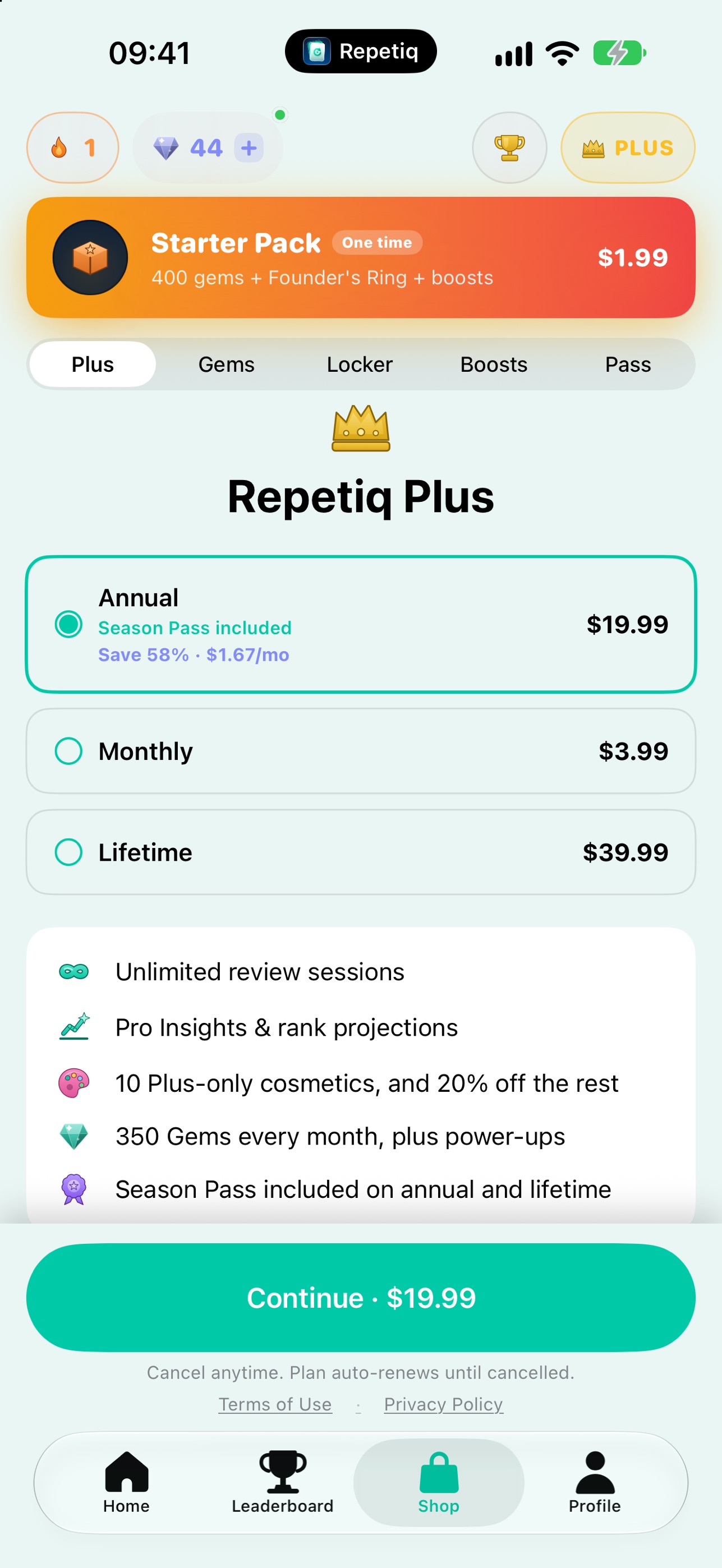 Screenshot 8 of Repetiq: Quiz & Flashcards