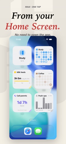 maai - Last-Time +1 Widget Screenshot 2 of 7